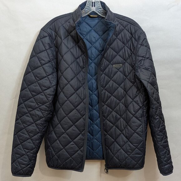 Barbour Dark Navy lightweight quilted jacket medium Men's - Picture 2 of 8